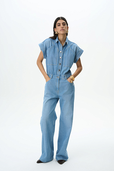 Denim jumpsuit - BRUSNIKA Women Clothes