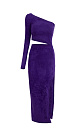 Velvet maxi dress - BRUSNIKA. Women clothes