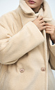 Faux fur coat - BRUSNIKA. Women clothes