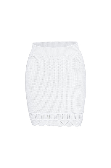 Cotton mini skirt - BRUSNIKA Women Clothes