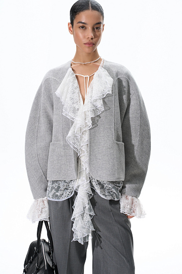 Bomber jacket with round sleeves - BRUSNIKA Women Clothes