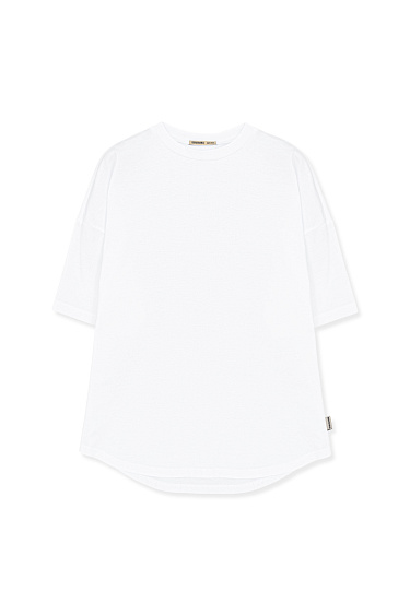Dropped shoulder T-shirt - BRUSNIKA Women Clothes