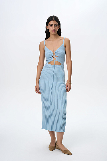 Sundress with pleated skirt - BRUSNIKA Women Clothes