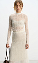 Openwork midi dress - BRUSNIKA. Women clothes