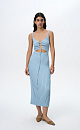 Sundress with pleated skirt - BRUSNIKA. Women clothes