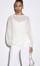 Merino wool jumper with lace - BRUSNIKA. Women clothes