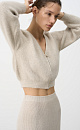 Fox down bomber jacket - BRUSNIKA. Women clothes