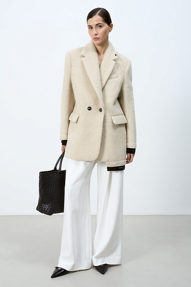 Single-breasted wool jacket - BRUSNIKA Women Clothes