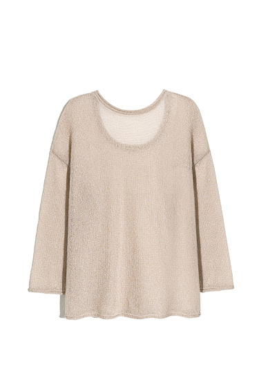 low-cut jumper on the back - BRUSNIKA Women Clothes
