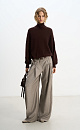 Fox-fur jumper with a high collar - BRUSNIKA. Women clothes