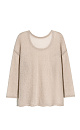 low-cut jumper on the back - BRUSNIKA. Women clothes