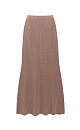 Knitted cotton maxi skirt - BRUSNIKA. Women clothes