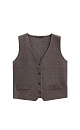 Wool and cashmere knit vest - BRUSNIKA. Women clothes