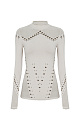 Perforated turtleneck - BRUSNIKA. Women clothes