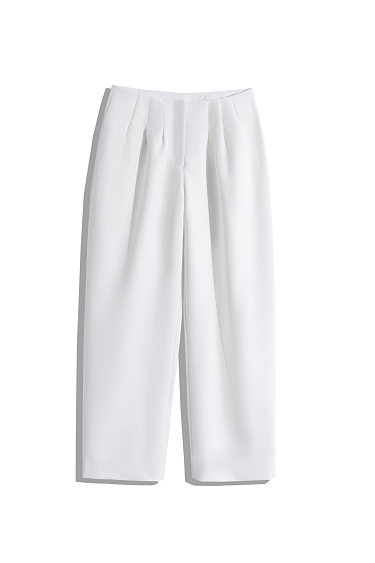 Trousers with symmetrical pleats - BRUSNIKA Women Clothes