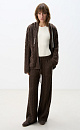 Knitted trousers with braids - BRUSNIKA. Women clothes