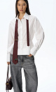shirt with a ruffle - BRUSNIKA. Women clothes