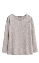 Cotton jumper with sequins and lurex - BRUSNIKA. Women clothes