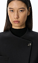 Viscose jacket with large shoulders - BRUSNIKA. Women clothes