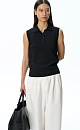 Top with a polo collar - BRUSNIKA. Women clothes