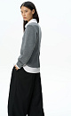 Magnetic-button jacket with decoration - BRUSNIKA. Women clothes