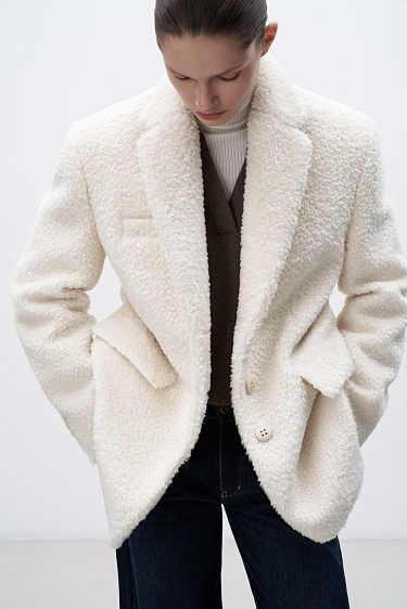 Eco-fur jacket - BRUSNIKA Women Clothes