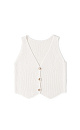 Knitted wool-blend vest - BRUSNIKA. Women clothes