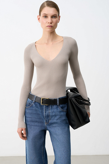 V-neck jumper - BRUSNIKA Women Clothes