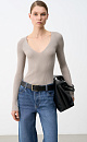 V-neck jumper - BRUSNIKA. Women clothes