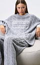 Jumper with braids and jacquard - BRUSNIKA. Women clothes