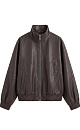 Faux leather bomber jacket - BRUSNIKA. Women clothes