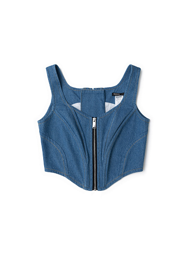 Denim corset - BRUSNIKA Women Clothes