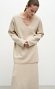 V-neck jumper - BRUSNIKA. Women clothes