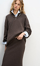 Ribbed maxi skirt - BRUSNIKA. Women clothes