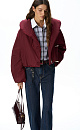 cropped jacket with an Asian fastening - BRUSNIKA. Women clothes