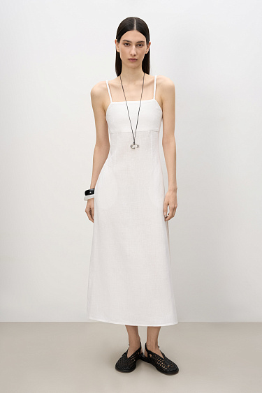 Sundress with a slit - BRUSNIKA Women Clothes