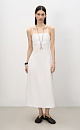 Sundress with a slit - BRUSNIKA. Women clothes