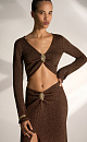 Top with lurex and decoration on the bodice - BRUSNIKA. Women clothes