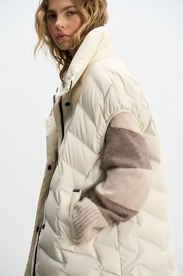 Voluminous down vest - BRUSNIKA Women Clothes