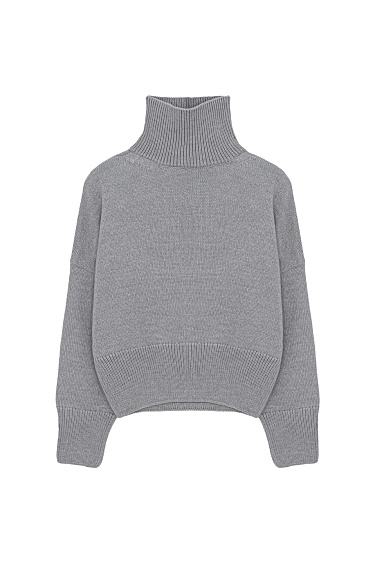 Alpaca wool knit jumper - BRUSNIKA Women Clothes