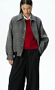 Double-sided bomber jacket made of 100% wool - BRUSNIKA. Women clothes