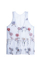 Transparent top with embroidery - BRUSNIKA. Women clothes