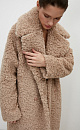Faux fur wrap coat - BRUSNIKA. Women clothes