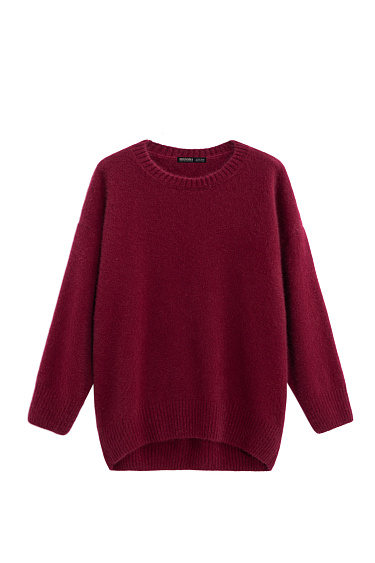 Oversized fox down jumper - BRUSNIKA Women Clothes