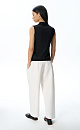 Trousers with symmetrical pleats - BRUSNIKA. Women clothes