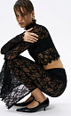 Lace midi skirt - BRUSNIKA. Women clothes