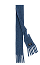 Ribbed scarf with fringe - BRUSNIKA. Women clothes