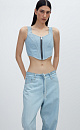 Denim corset - BRUSNIKA. Women clothes
