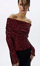 Sequined top - BRUSNIKA. Women clothes
