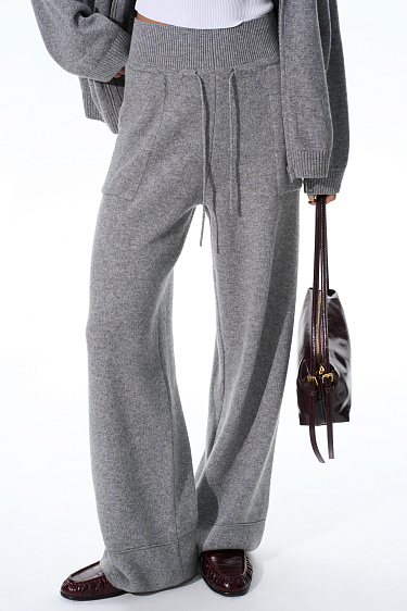 Trousers with a wide belt - BRUSNIKA Women Clothes